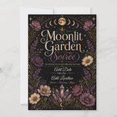 Invitation à une Soirée de Jardin au Clair de Lune (Devant)