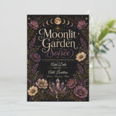 Invitation à une Soirée de Jardin au Clair de Lune (Debout devant)