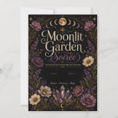 Invitation à une Soirée de Jardin au Clair de Lune (Devant)