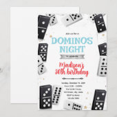 Invitation à une soirée de jeu de dominos (Devant / Derrière)