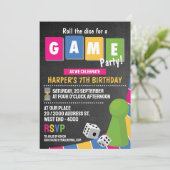 Invitation à une soirée de jeux de société  (Debout devant)