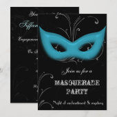 Invitation à une soirée de masquerade fantastique (Devant / Derrière)