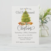 Invitation à une soirée de Noël à l'ancienne (Debout devant)