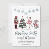Invitation à une soirée de Noël du ballet Casse-No (Devant)