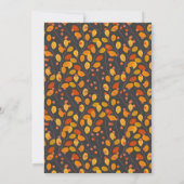Invitation à une soirée de peinture de citrouilles (Dos)