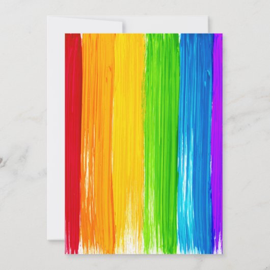 Invitation à une soirée de peinture, fête d'annive (Dos)