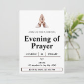 Invitation à une soirée de prière (Debout devant)
