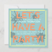 Invitation à une soirée de remise des diplômes du (Dos)