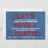 Invitation à une soirée de remise des diplômes du  (Dos)