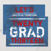 Invitation à une soirée de remise des diplômes du  (Devant / Derrière)