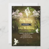 Invitation à une soirée de rêve de la nuit d'été (Devant)