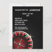 Invitation à une soirée de roulette (Devant)