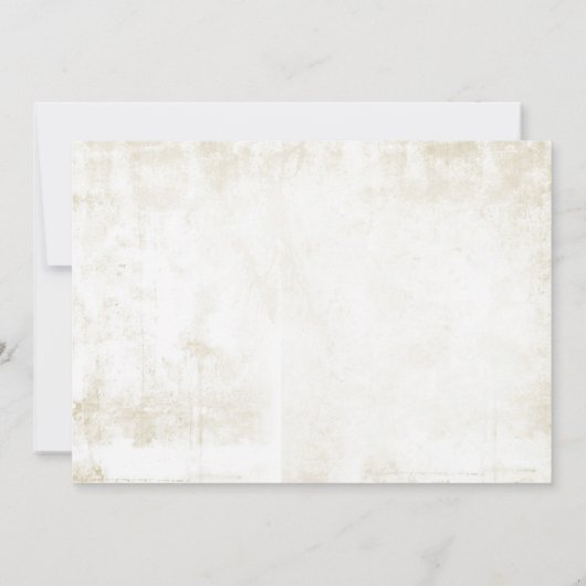 Invitation à une soirée de style occidental (Dos)