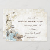 Invitation à une soirée de style occidental (Devant / Derrière)