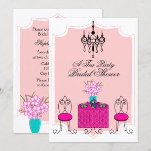 Invitation à une soirée de thé fantaisiste