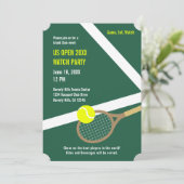 Invitation à une soirée de visionnage de l'US Open (Debout devant)