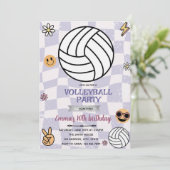 Invitation à une soirée de volley groovy (Debout devant)