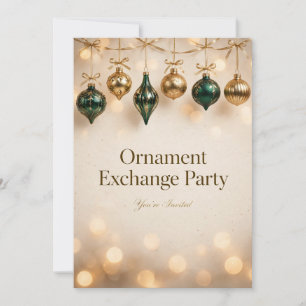 Invitation à une soirée d'échange d'ornements
