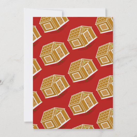 Invitation à une soirée décorative dans une maison (Dos)