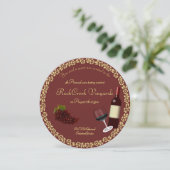 Invitation à une soirée dégustation de vin (Debout devant)