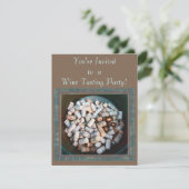 Invitation à une soirée dégustation de vins (Debout devant)