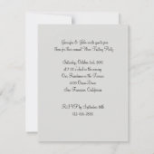 Invitation à une soirée dégustation de vins (Dos)