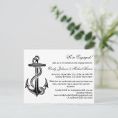 Invitation à une soirée d'engagement sur le thème (Debout devant)