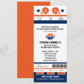 Invitation à une soirée d'enterrement de vie de ga (Devant / Derrière)