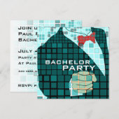 Invitation à une soirée d'enterrement de vie de ga (Devant / Derrière)