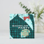 Invitation à une soirée d'enterrement de vie de ga (Debout devant)