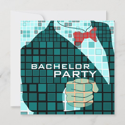 Invitation à une soirée d'enterrement de vie de ga (Devant)