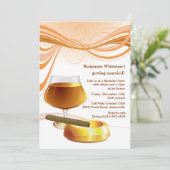 Invitation à une soirée d'enterrement de vie de ga (Debout devant)