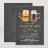 Invitation à une soirée d'enterrement de vie de ga (Devant / Derrière)