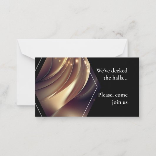 Invitation à une soirée d'entreprise (Devant)