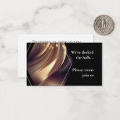 Invitation à une soirée d'entreprise (Devant/Arrière en situation)