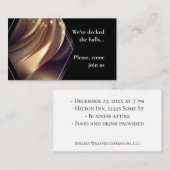 Invitation à une soirée d'entreprise (Devant / Derrière)