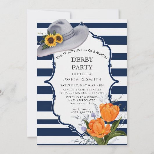 Invitation à une soirée dérivée de la Kentucky Der (Devant)
