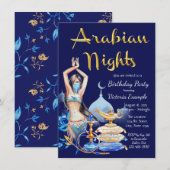 Invitation à une soirée des Mille et Une Nuits (Devant / Derrière)