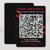 Invitation à une soirée d'espionnage (Devant / Derrière)