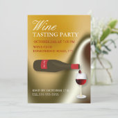 Invitation à une soirée d'essai de vin (Debout devant)