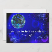 Invitation à une soirée disco (Devant)