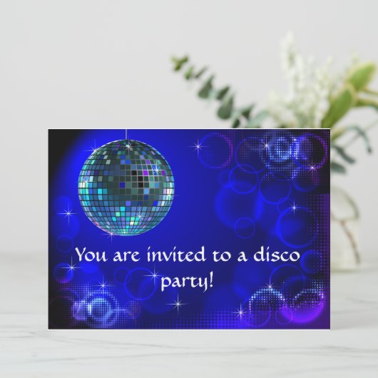 Invitation à une soirée disco (Debout devant)