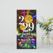 Invitation à une soirée du Nouvel An à paillettes  (Debout devant)