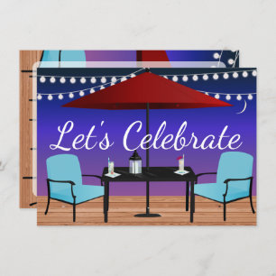 Invitation à une soirée en plein air