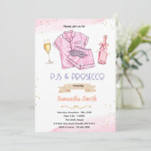 Invitation à une soirée en pyjama et prosecco (Debout devant)