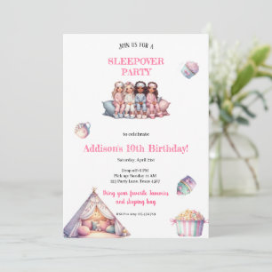 INVITATION À UNE SOIRÉE EN PYJAMA FÉMININ