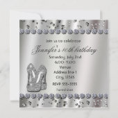 Invitation à une soirée en robe noire formelle ave (Dos)