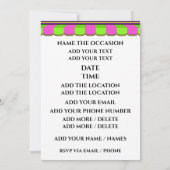 Invitation à une Soirée entre Dames (Dos)