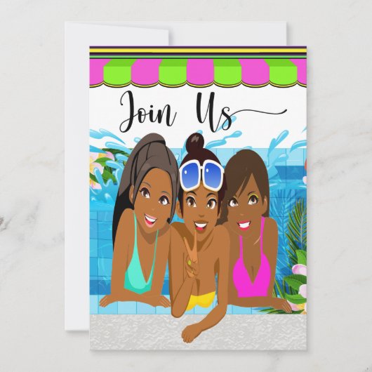 Invitation à une soirée entre dames (Devant)