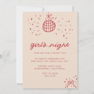 INVITATION À UNE SOIRÉE ENTRE FILLES